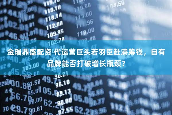 金瑞鼎盛配资 代运营巨头若羽臣赴港筹钱，自有品牌能否打破增长瓶颈？
