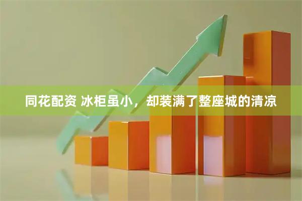 同花配资 冰柜虽小，却装满了整座城的清凉